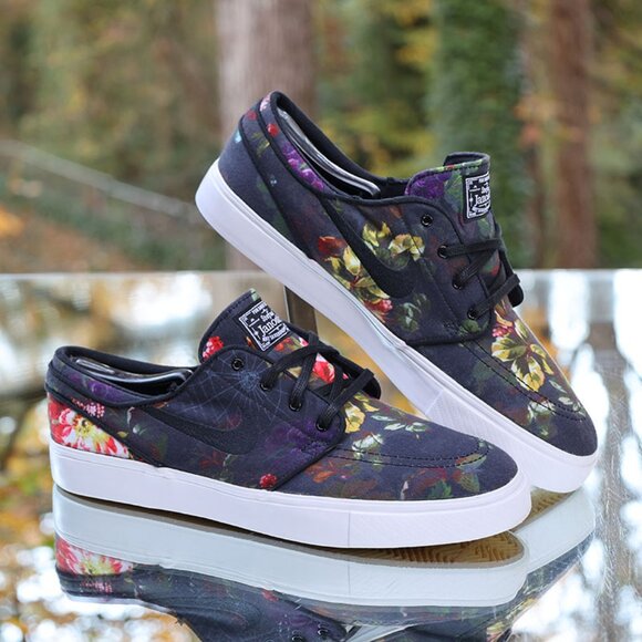 Nike Zoom Stefan Janoski Canvas Floral Print - Picture 1 of 14